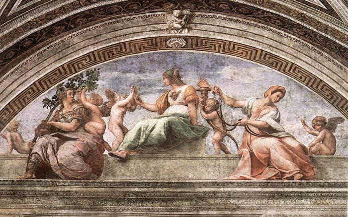 The Cardinal Virtues, RAFFAELLO Sanzio